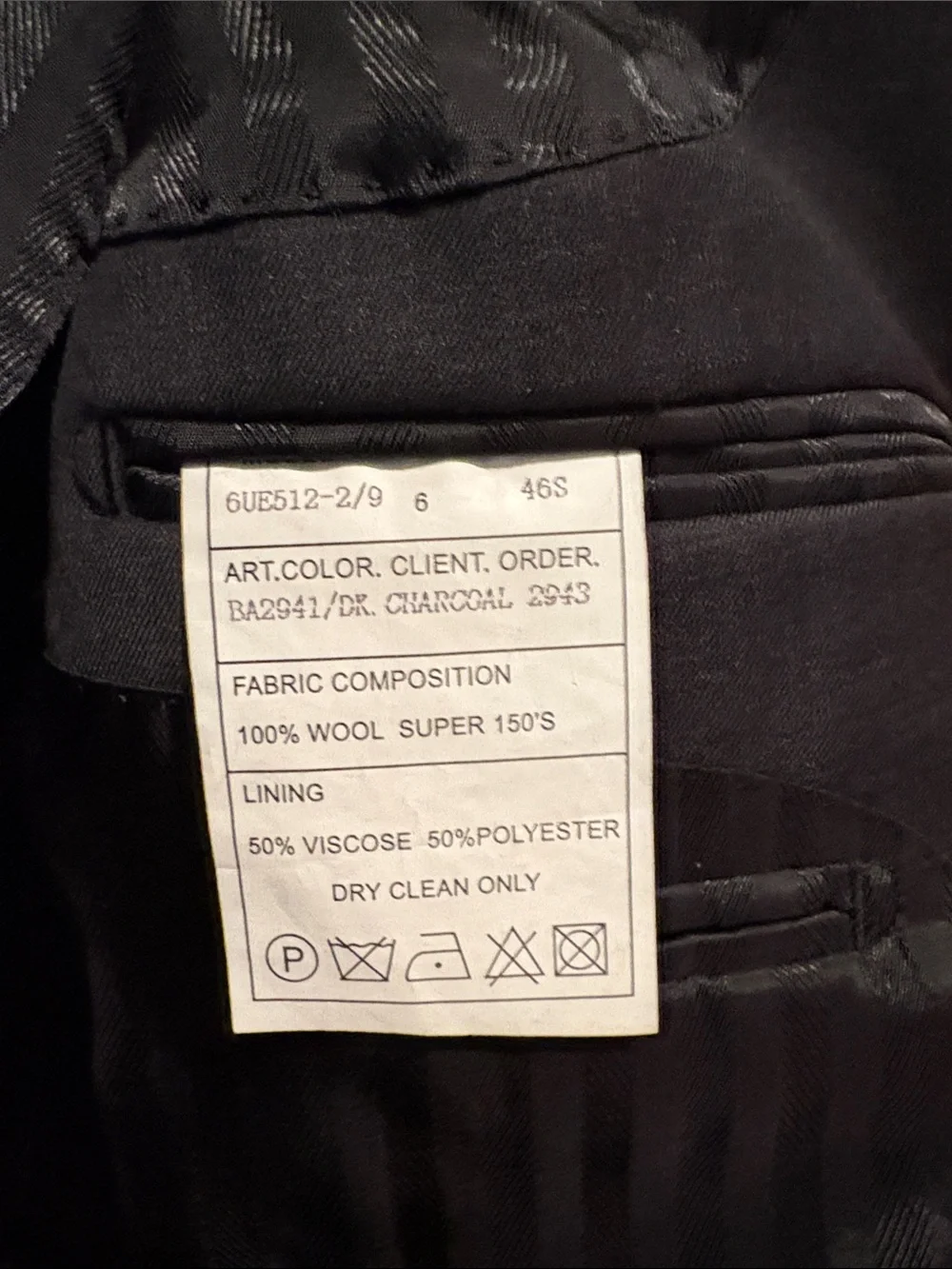 Classic Grey Two-Button Men's Suit with two pairs slacks.